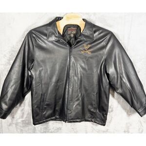 Steve And Barrys University Of Virginia‎ Cavaliers Leather Jacket Mens XL